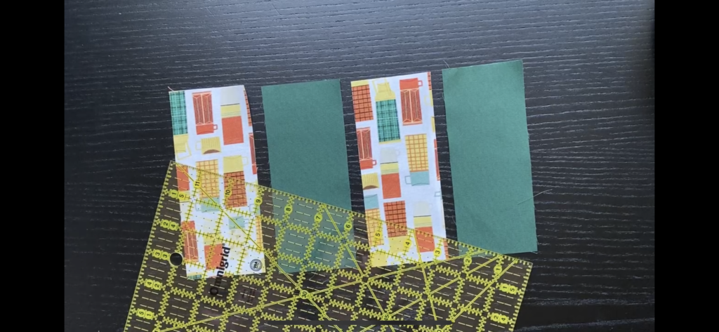 fabric strips for seam allowance test